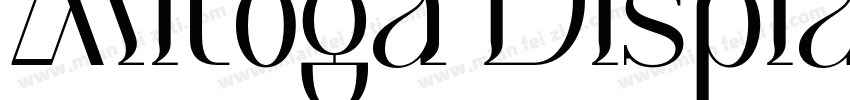 Mitoga Display字体转换